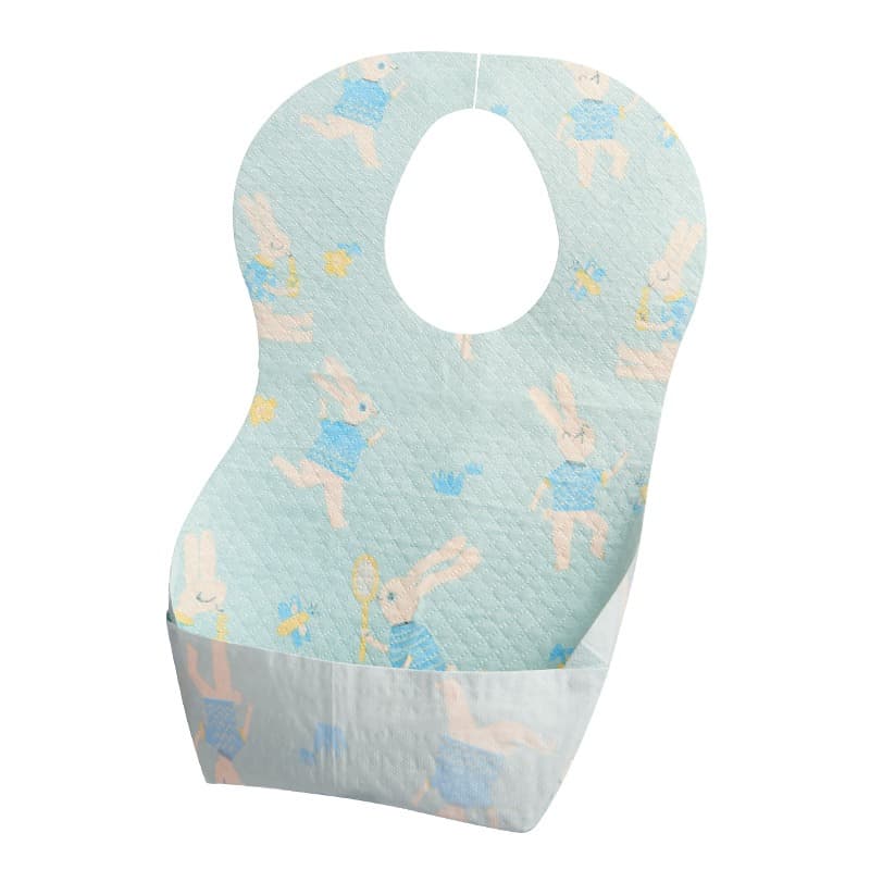 Mideer Disposable Baby Bib 20pcs- Blue Bunny thumbnail 2