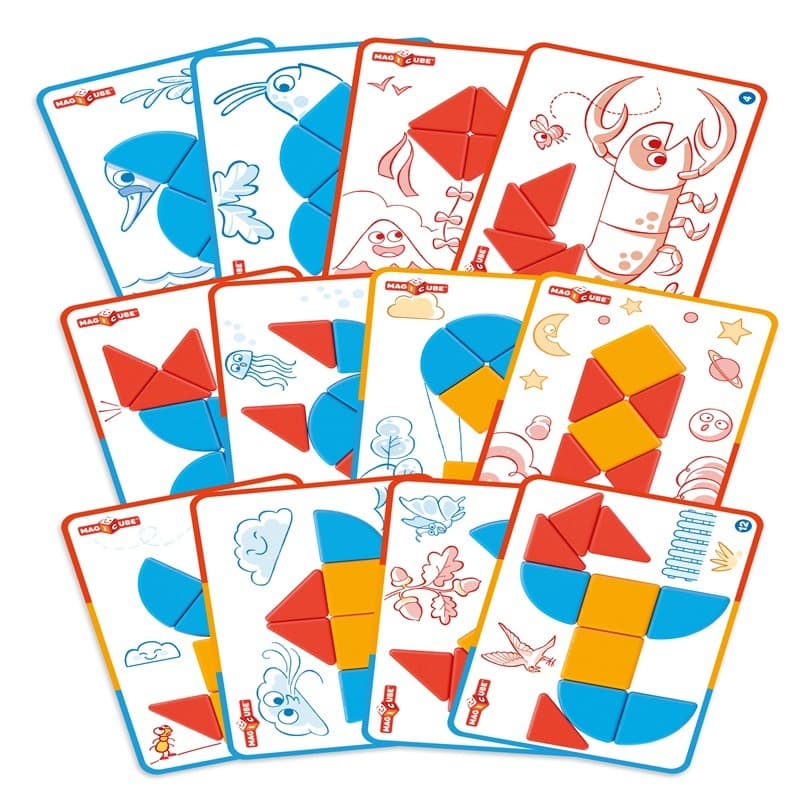 Geomag Magicube Blocks And Cards - 16 Pcs thumbnail 3