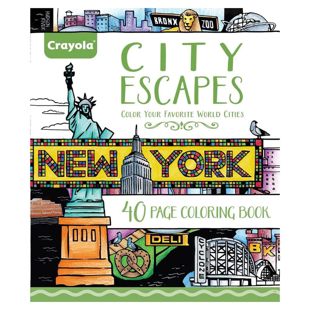 Crayola Adult Coloring City Escape Coloring Books