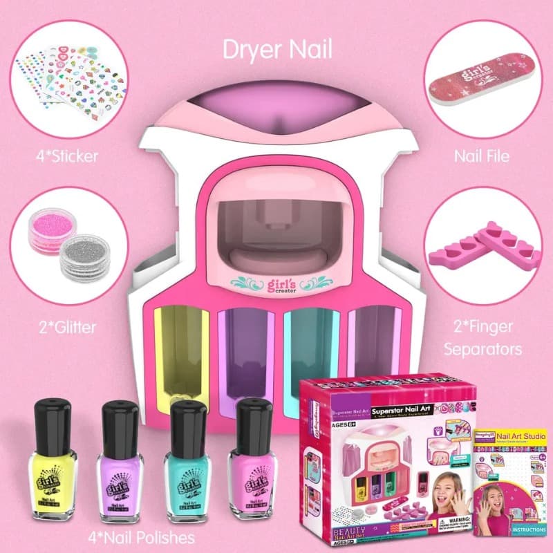 Girls Creators Superstar Nail Art Machine Set thumbnail 4