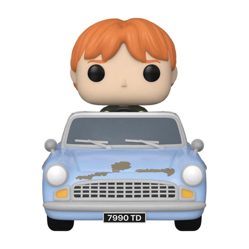 Funko Pop Ride Harry Potter Ron Weasley With Car thumbnail 2