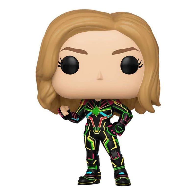 Funko Pop Captain Marvel Neon Suit Figure