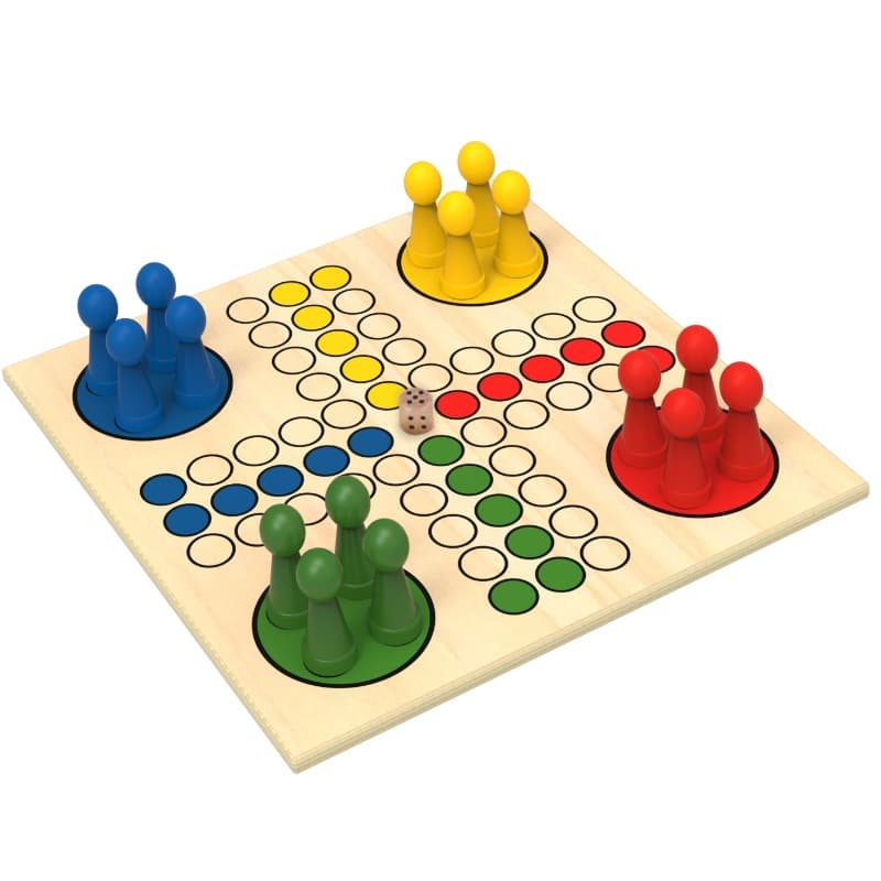 Tooky Toy 2 In 1 Games Ludo w Snakes Ladders