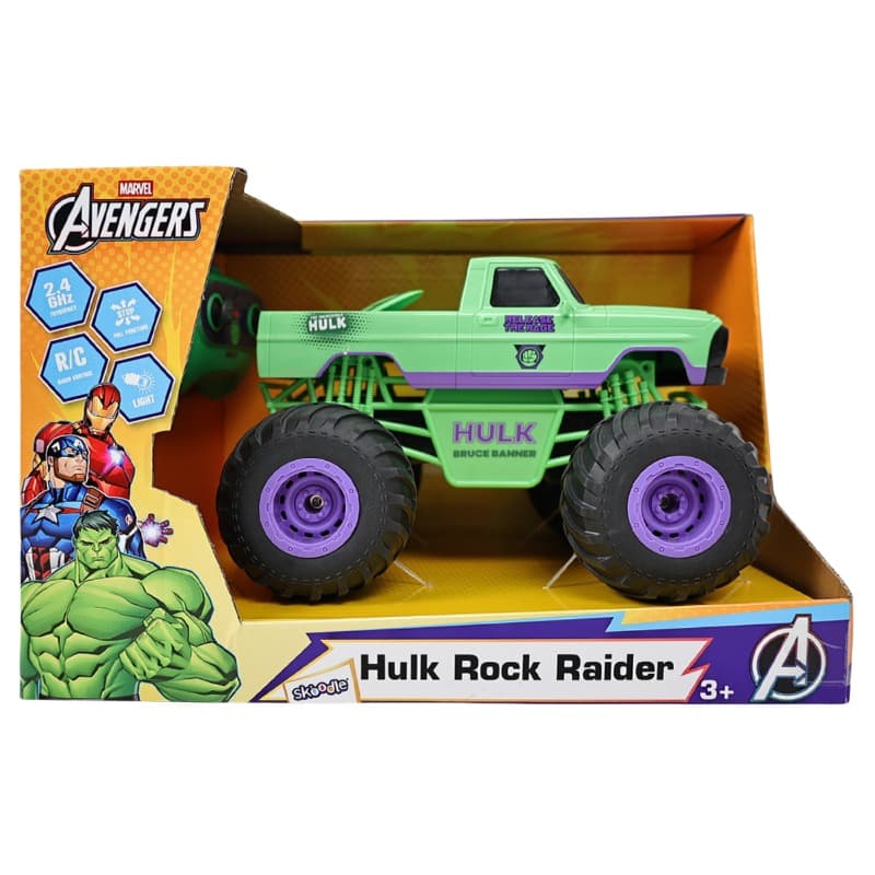 Marvel Hulk and Captain America Rock Raider RC Car thumbnail 3