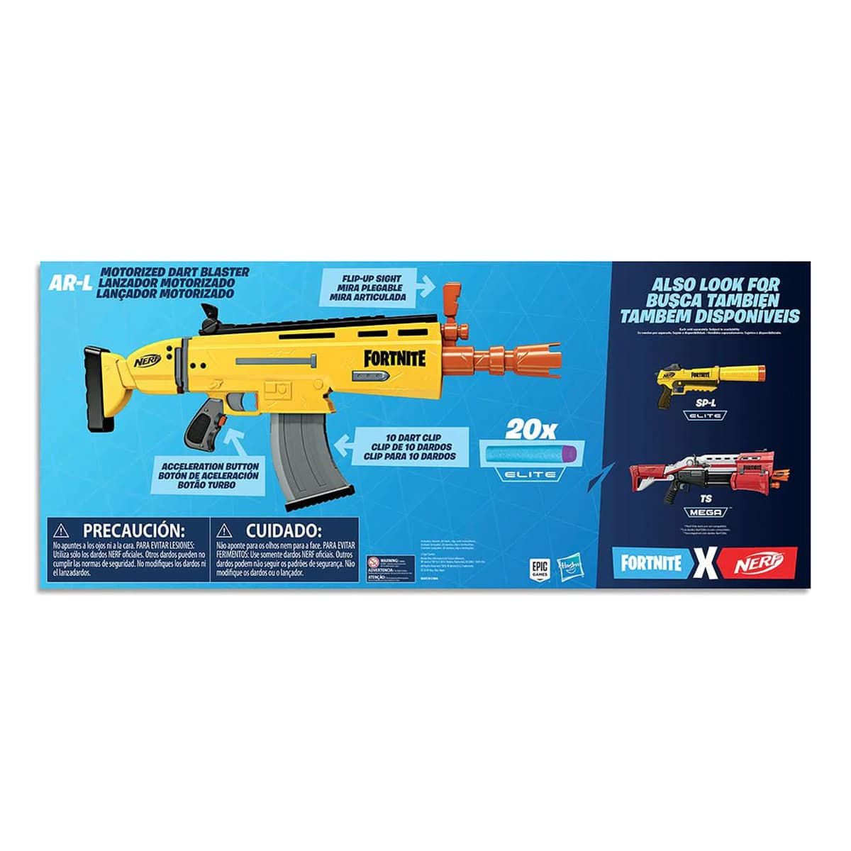 Nerf Fortnite AR-L Elite Dart Blaster thumbnail 4
