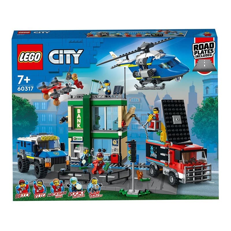 LEGO City Police Chase At The Bank With Trucks 60317 thumbnail 3