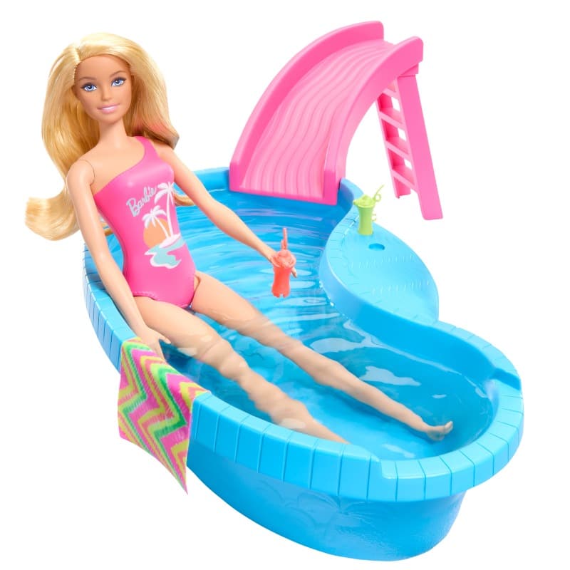 Barbie Pink Swimsuit Playset