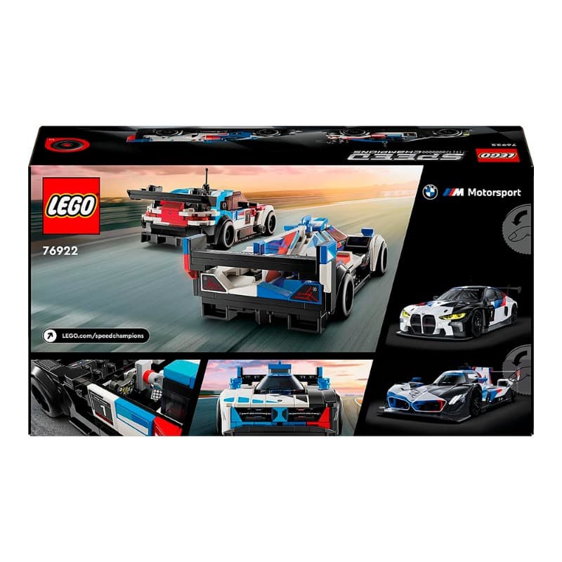 LEGO Speed Champions MW M4 GT3 & BMW M Hybrid V8 Race Cars thumbnail 5