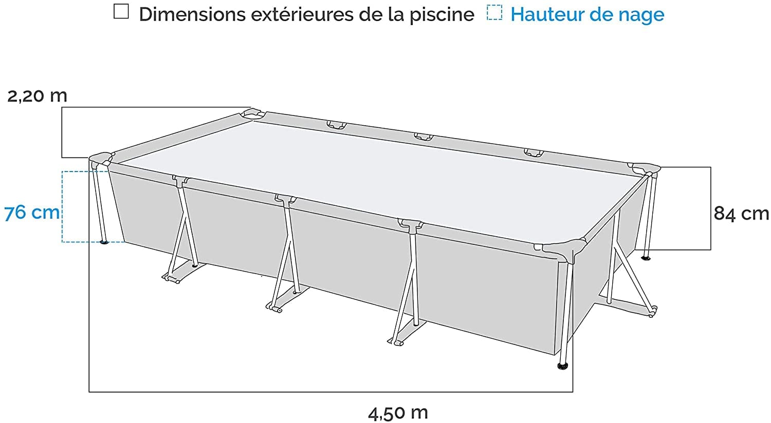Intex Rectangular Frame Pool thumbnail 2