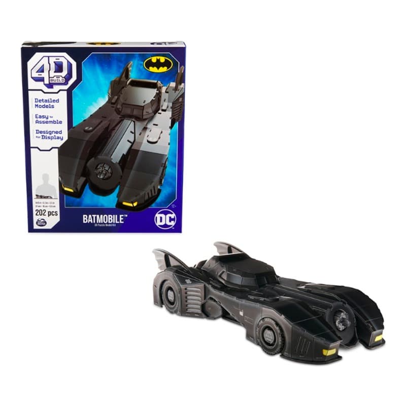 DC Comics 4D Batmobile Retro Vehicle Building Model 202 Pieces