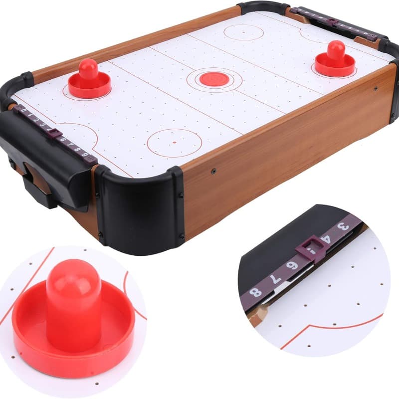 Infinity Wooden Desktop Air Hockey Game thumbnail 3
