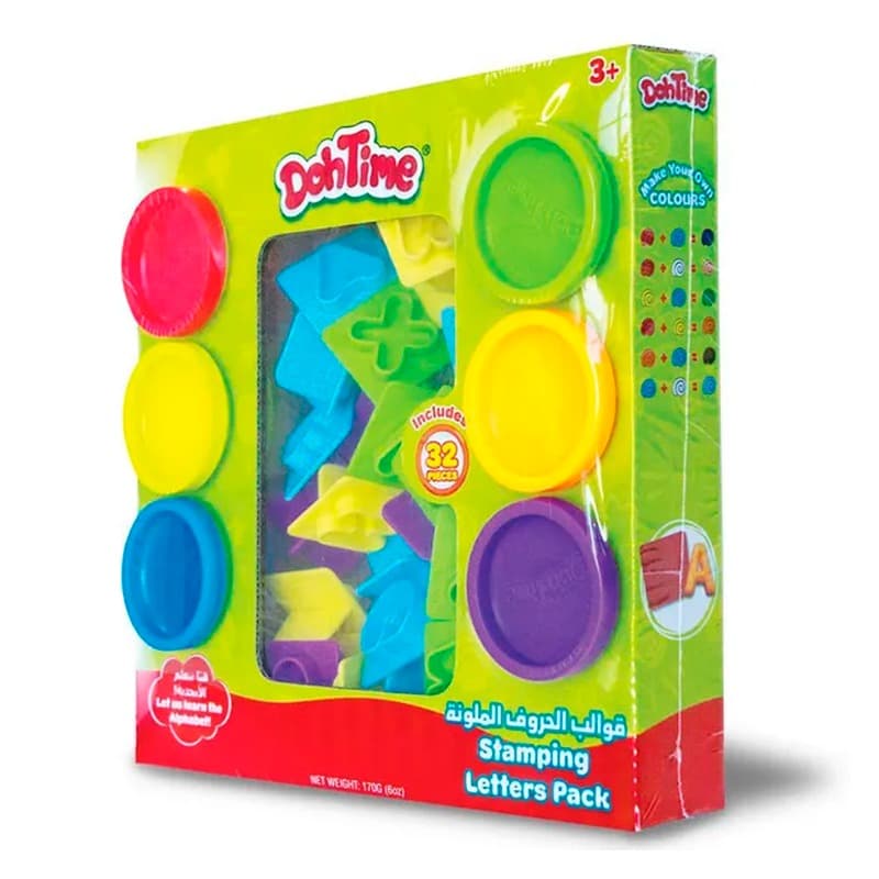 Dohtime Dough Stamping Letter Pack of 26