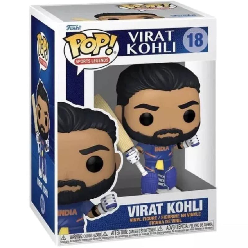 Funko Pop Sports Cricket Virat Kohli Figure thumbnail 2
