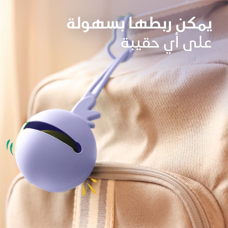 بيمبلي - حاملة اللهاية سيليكون لون بنفسجي thumbnail 5