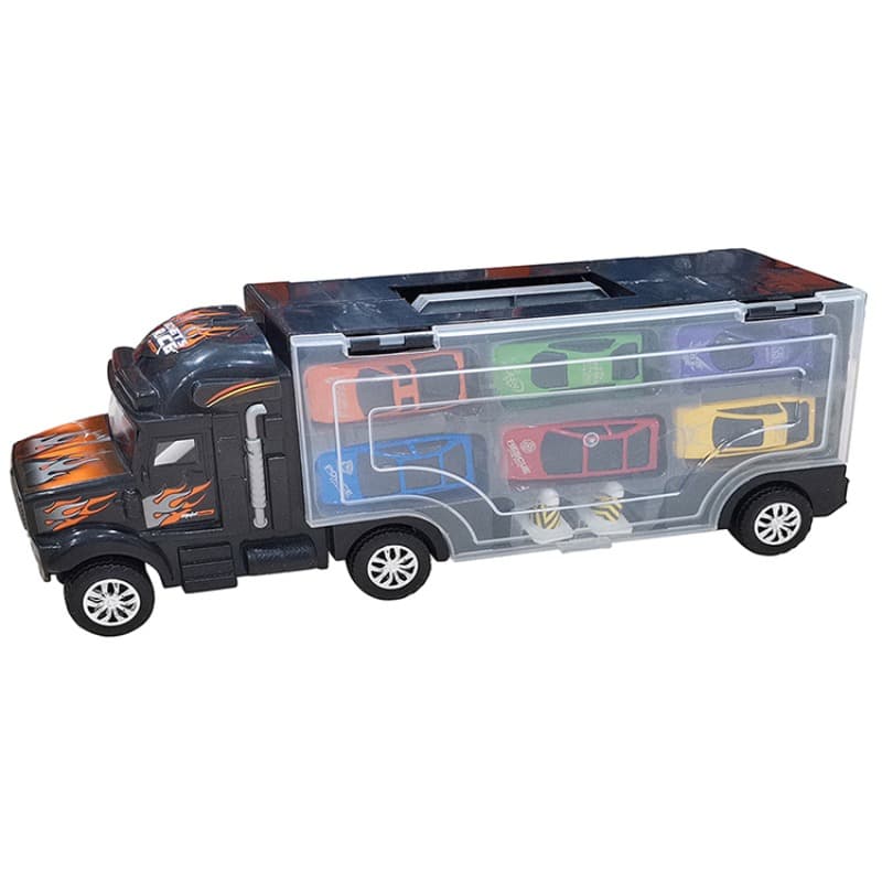 First Kid Little Ant Metal Hauler 1:36 Scale Transport Car Carrier Truck Set