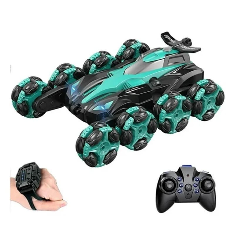 RC Stunt Master Car with Light, Music & Spray thumbnail 3