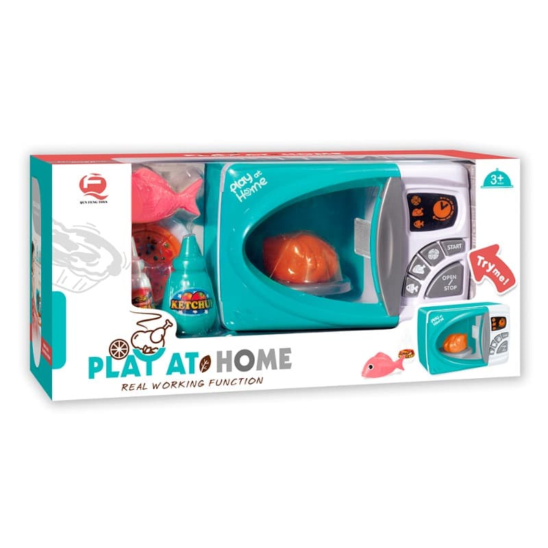 Microwave Oven Play Set Green thumbnail 2