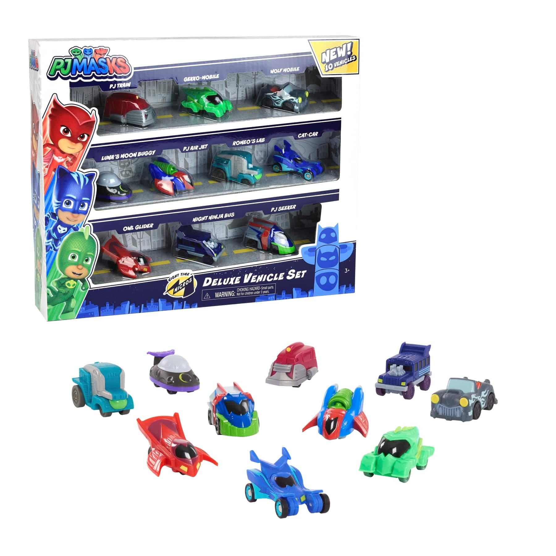PJ Masks Night Time Micros Deluxe Vehicle Set thumbnail 5
