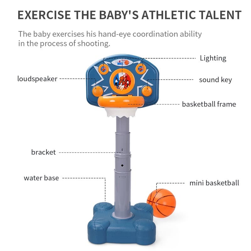 Five Star Sports Good Basketball Set For Kids thumbnail 2
