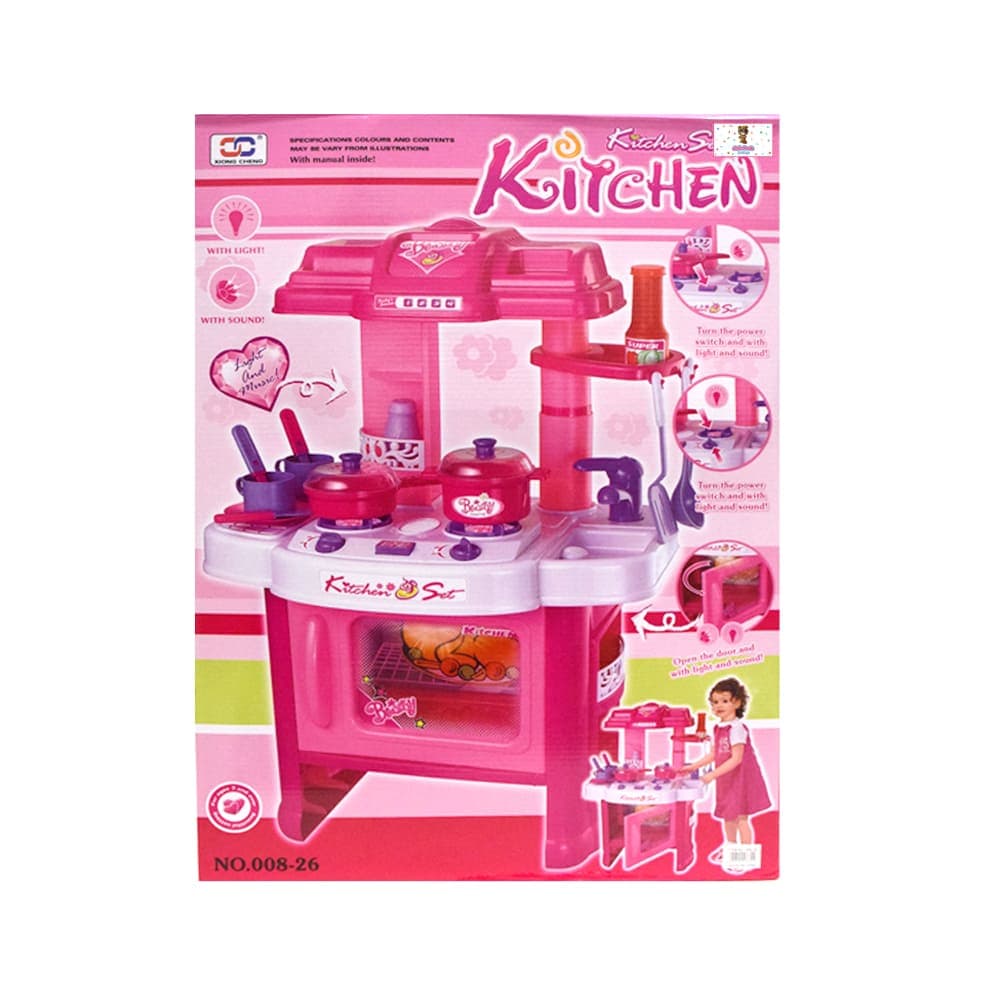 Kitchen Play Set - Pink