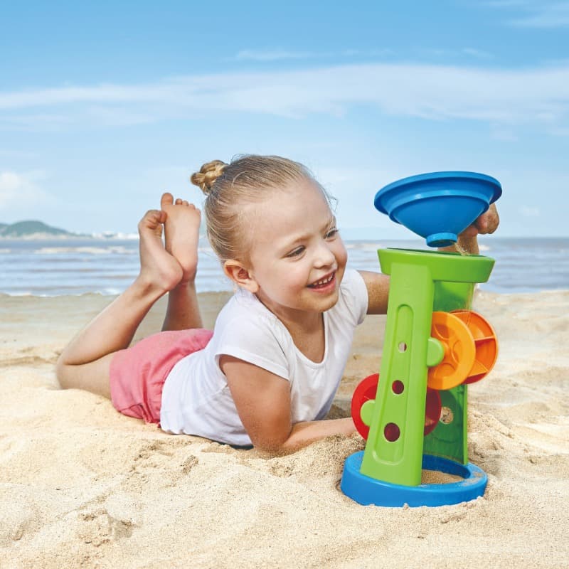 Hape Double Sand And Water Wheel thumbnail 2
