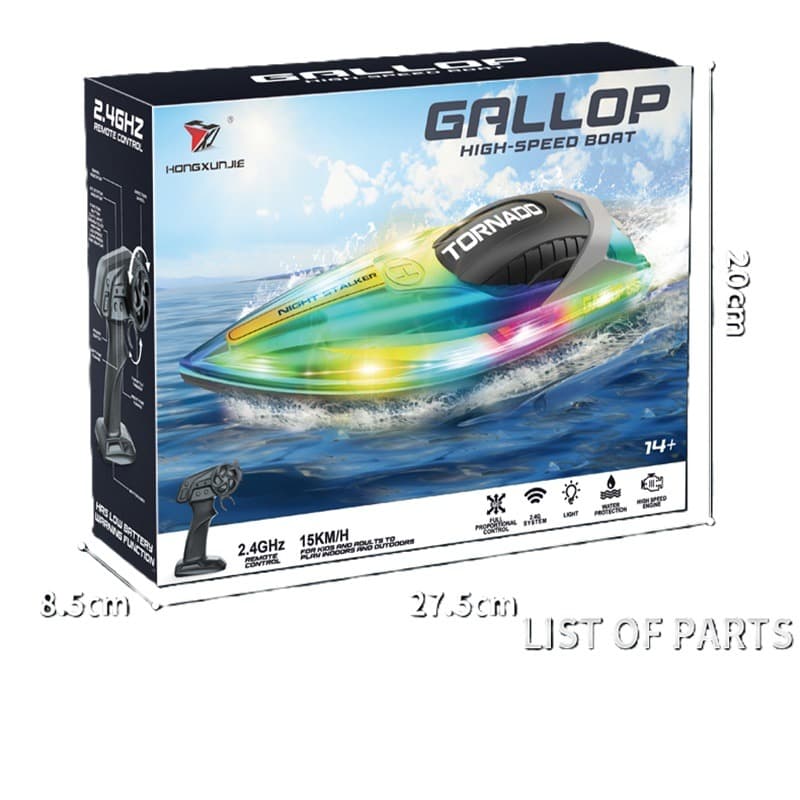 Gallop High Speed Boat R/C thumbnail 4