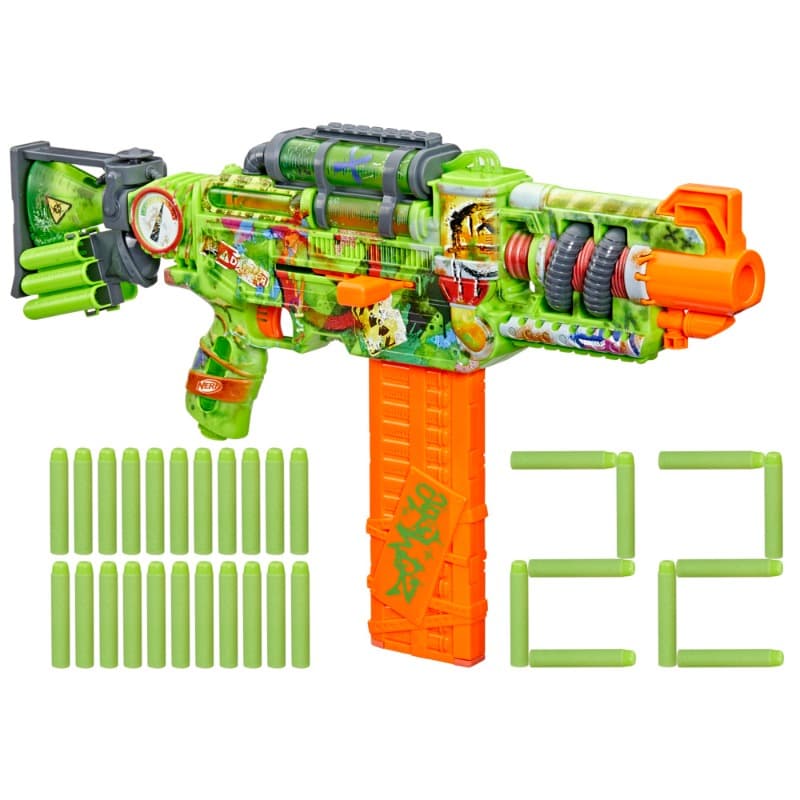 Nerf Elite Zombie Corrupter Dart Blaster with 22 Darts thumbnail 2