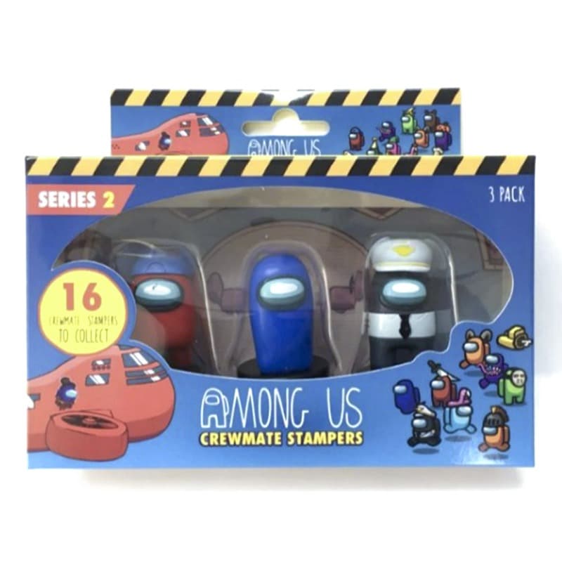 Among Us Crewmate Figures Stampers - 3 Pack - Assorted thumbnail 2