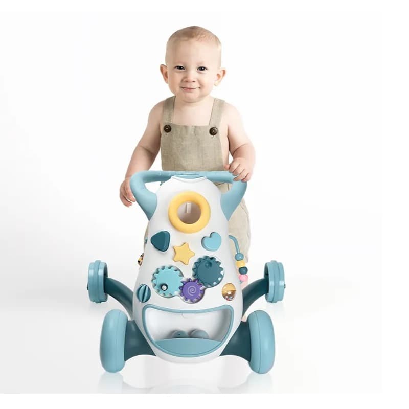 Arolo Hello Baby Learning Walker - Blue thumbnail 2
