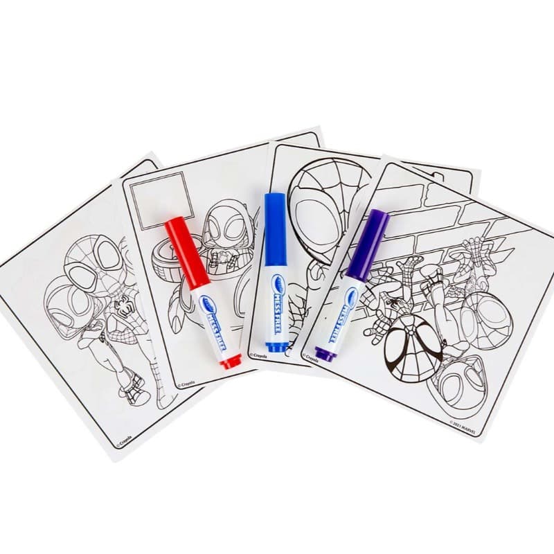 Crayola Wonder Spidey Miss Free and His Amazing Friends Coloring Set thumbnail 3