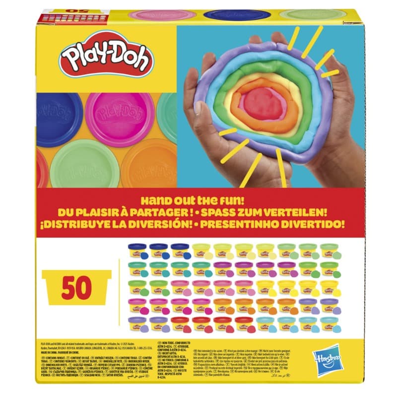 Play Doh 50 Pack Rainbow Favors thumbnail 4
