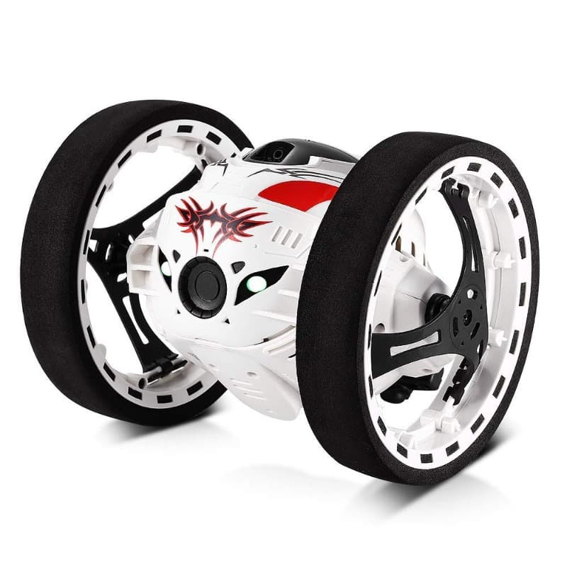 Jumping Bounce Car with Flexible Wheels Rotation LED Light