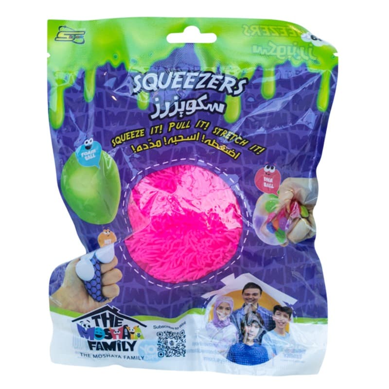 Moshaya Squeezers Shaggy Ball - Assorted