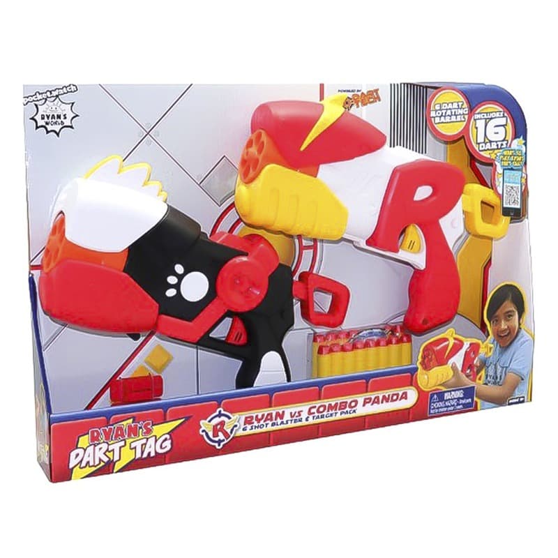 Ryans World Dart Tag Ryan vs Combo Panda Blaster 2 Pcs