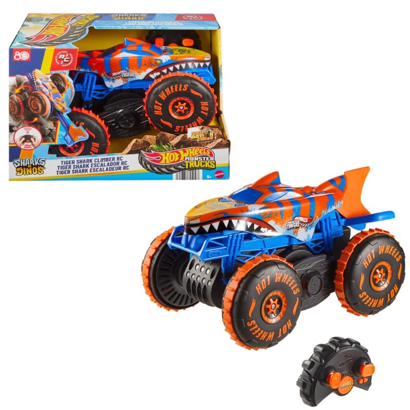 Hot Wheels Monster Trucks RC Tiger Shark Climber