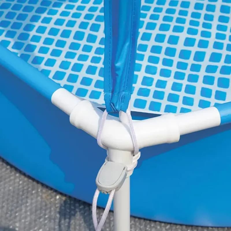 Intex Canopy Metal Frame Pool Blue thumbnail 2