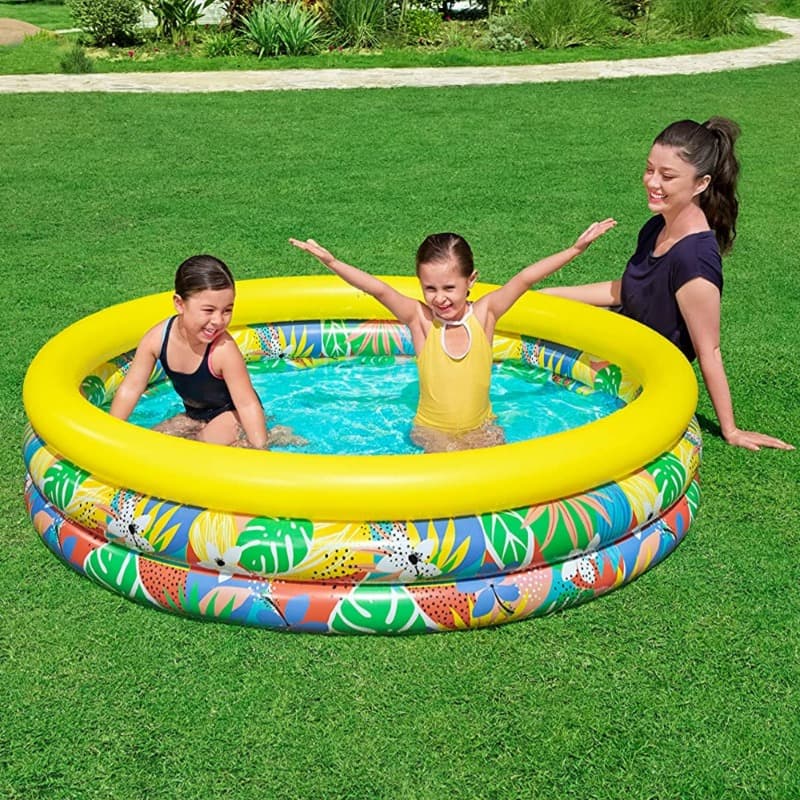 Bestway - Round pool with flower design thumbnail 3
