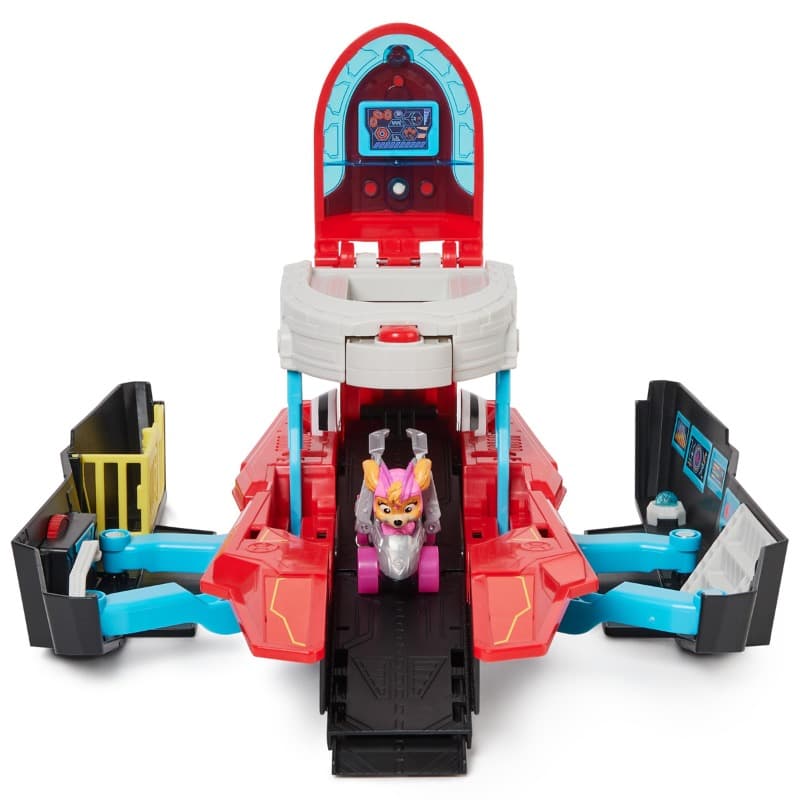 PAW Patrol Pup Squad Aircraft Carrier with Skye Racer & Chase Figure thumbnail 3