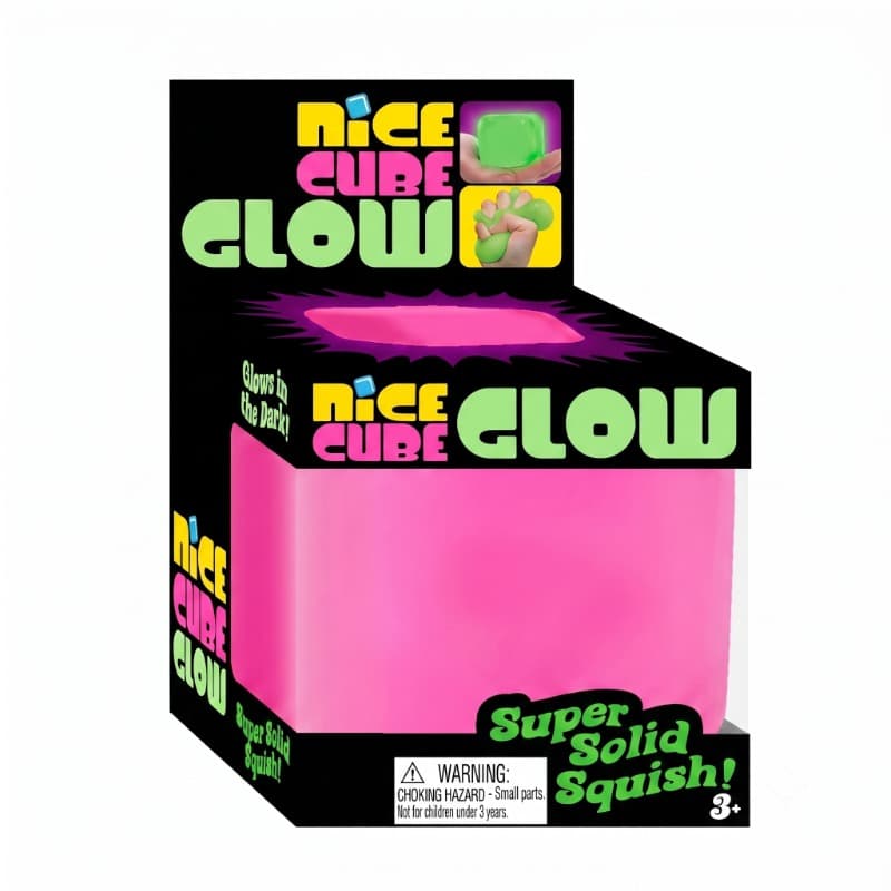 Nice Cube Squishy Glow in the Dark Stress Toy - Assorted thumbnail 2