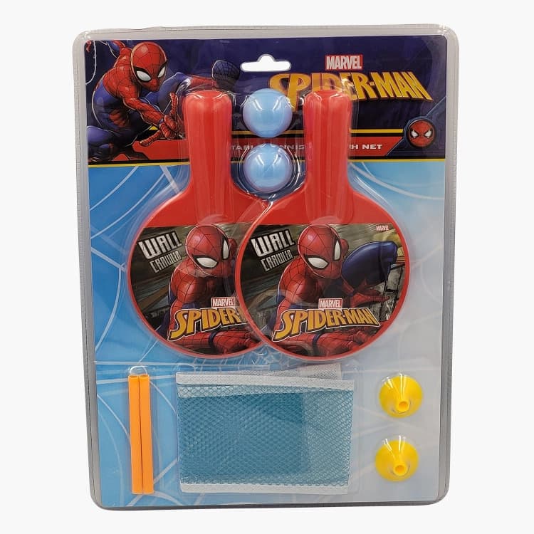 Marvel Spiderman Table Tennis Set With Net