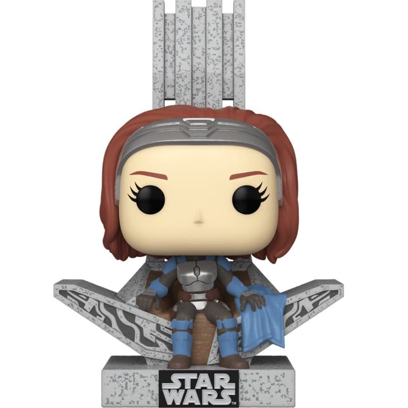 Funko Pop Star Wars Mandalorian Bo Katan with Throne thumbnail 2
