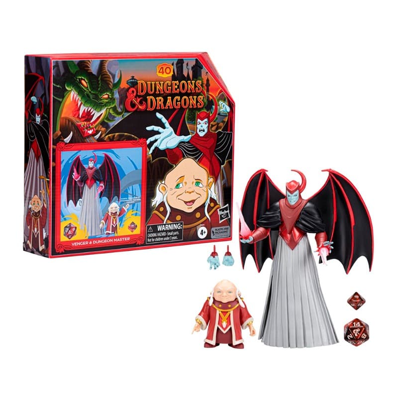 Dungeons and Dragons- Classic Dragon Castle with 2 figures