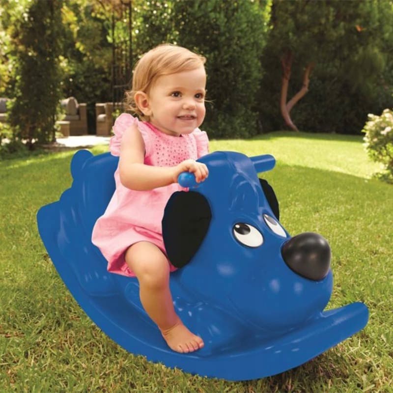Little Tikes Rocking Puppy Ride On - Blue thumbnail 4