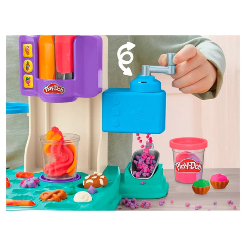Play Doh Rainbow Swirl Ice Cream Playset thumbnail 4