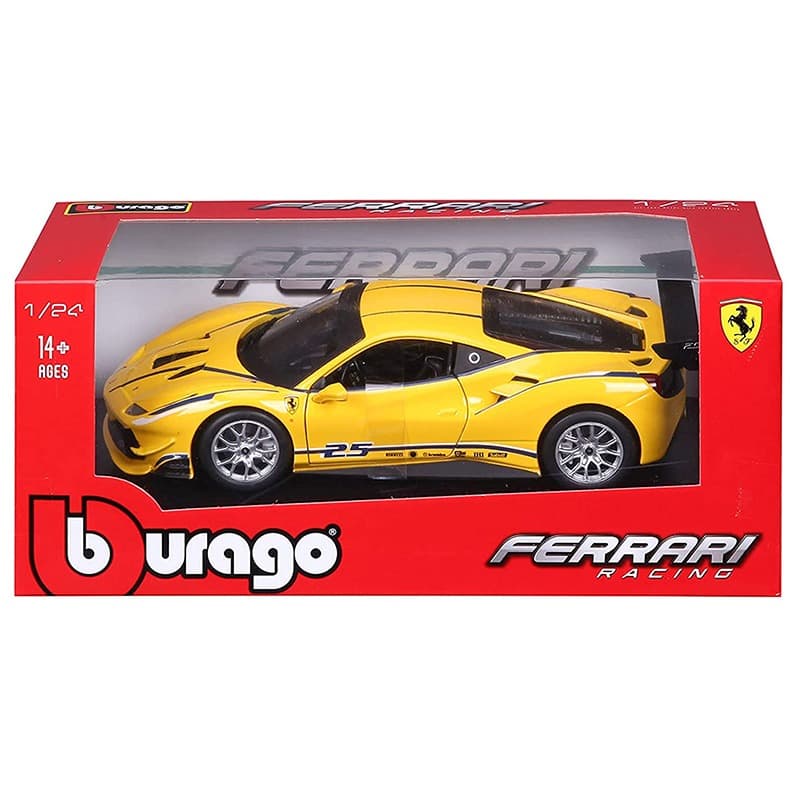 Bburago - Ferrari Racing-488 Challenge - Yellow thumbnail 3
