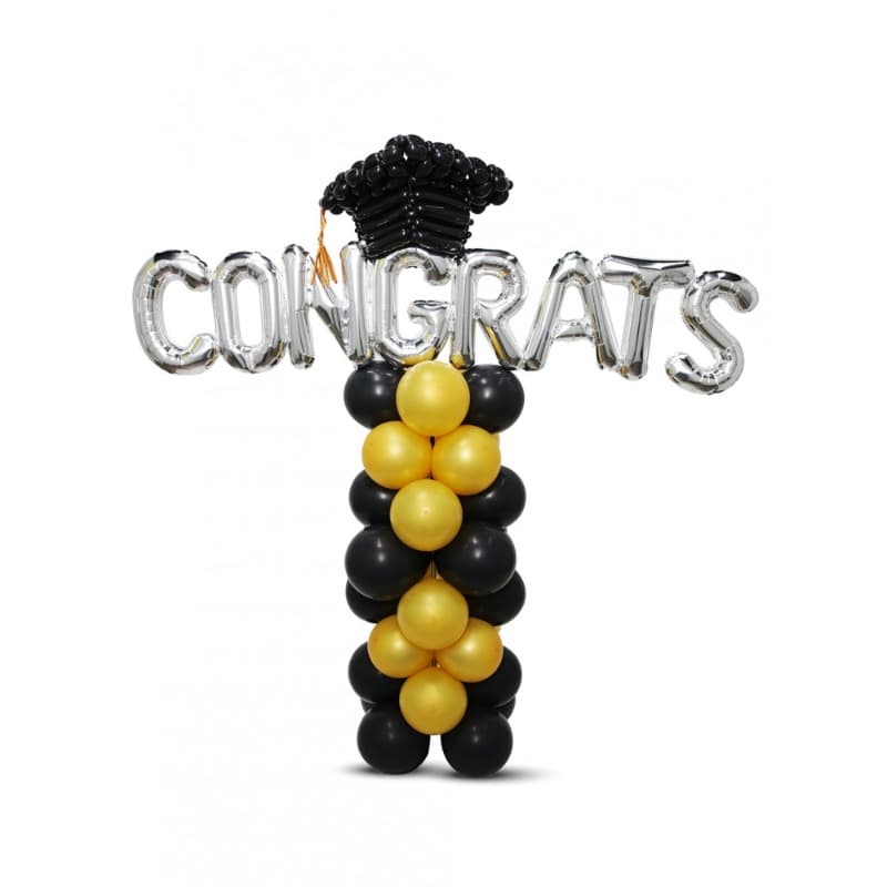 Graduation Decoration Balloon - Congrats Stand