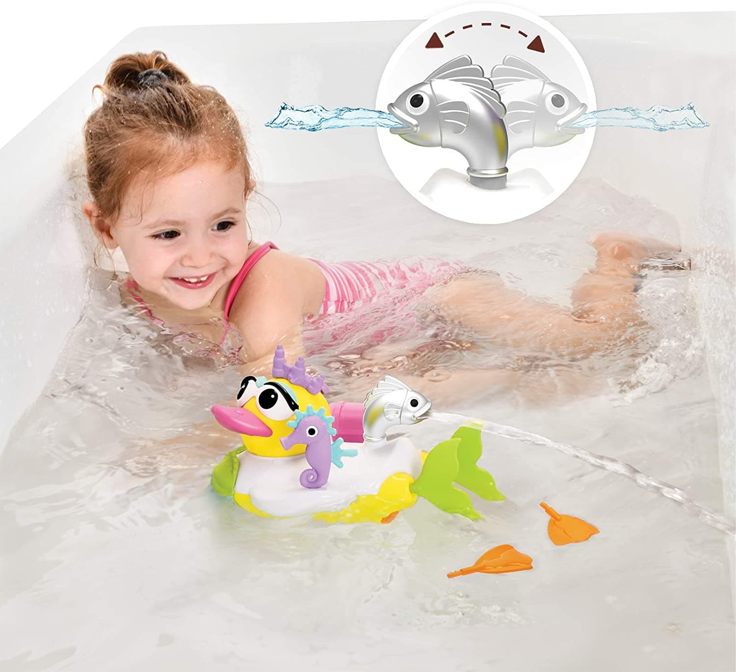Yookidoo Jet Duck Create A Mermaid Kids Bath Toy thumbnail 4
