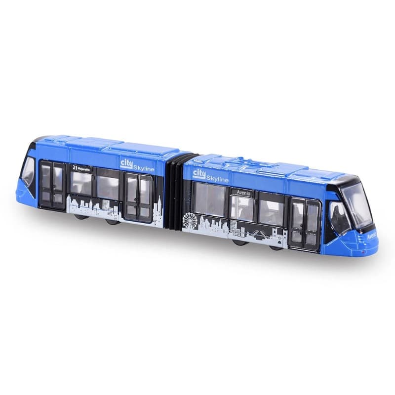 Majorette MAN City Bus Siemens Avenio Tram 6-sort thumbnail 2