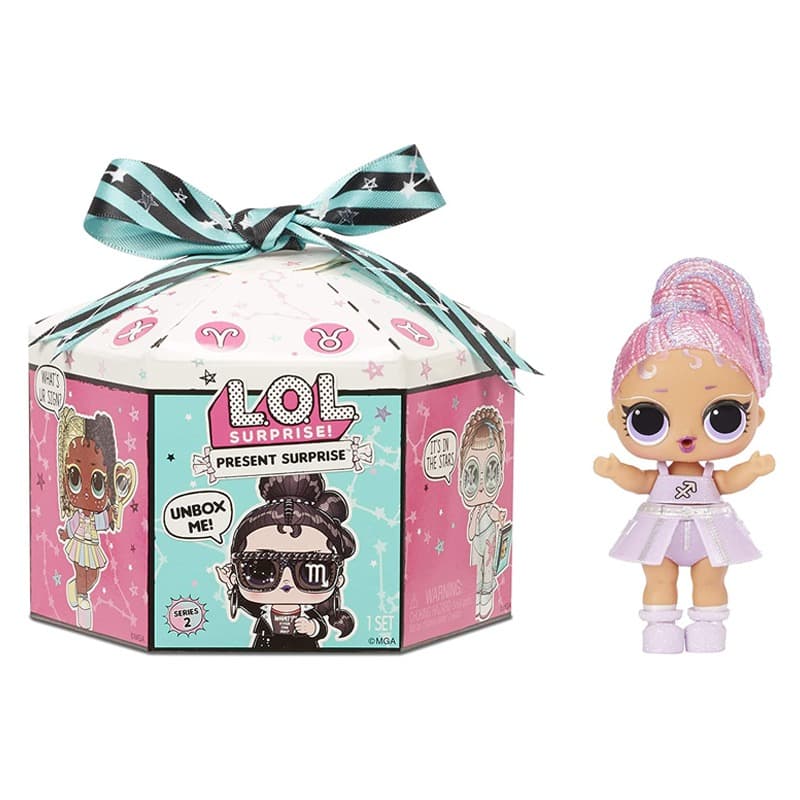 L O L Surprise Present Surprise Series 2 Glitter Shimmer Star