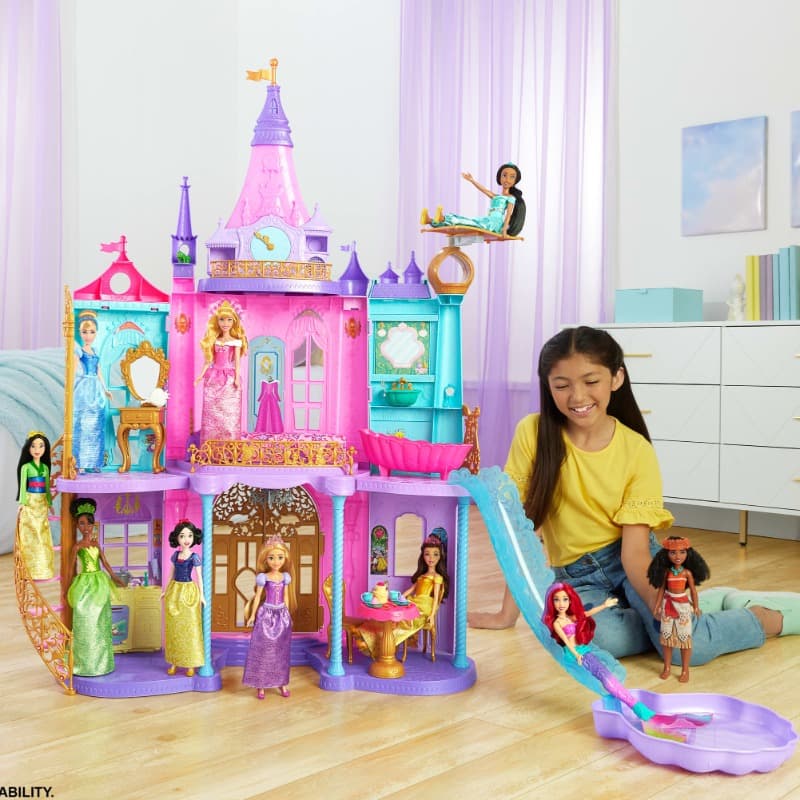 Disney Princess Magical Adventures Castle 4 ft Tall with Lights & Sounds thumbnail 4